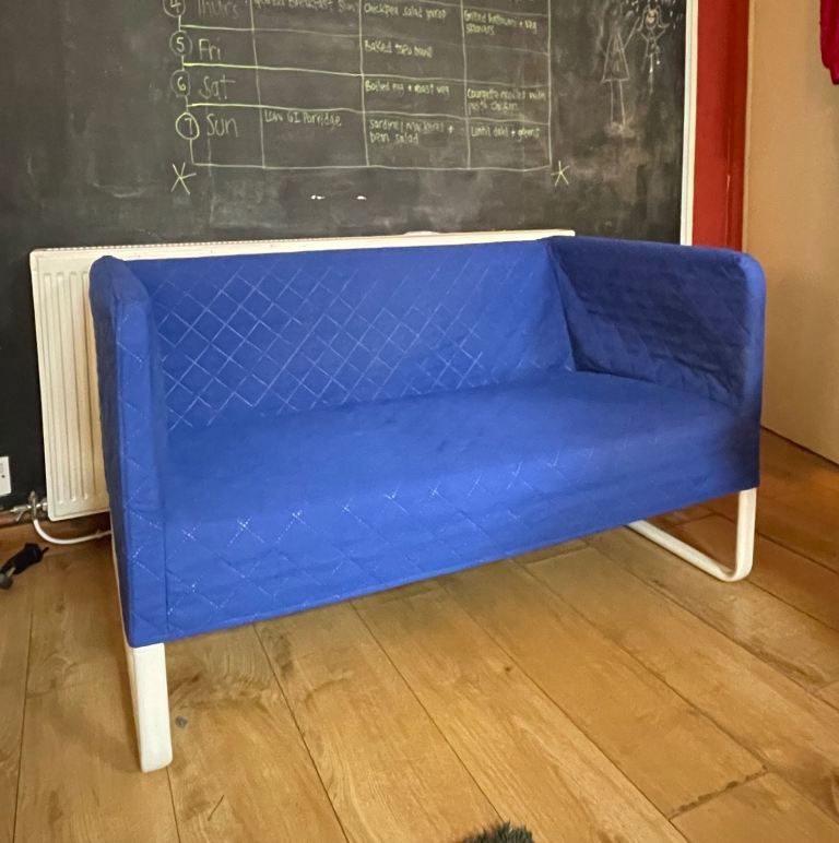 IKEA Knopparp Blue Sofa.