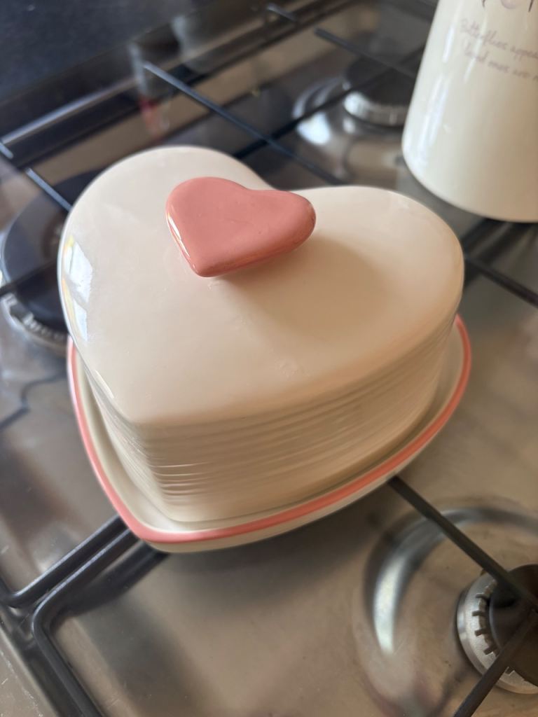 Heart butter dish from next 