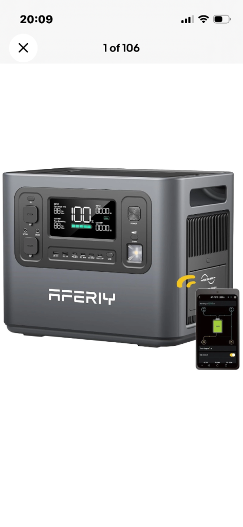 image for AFERIY P210, 2400W 2048Wh Power Station 