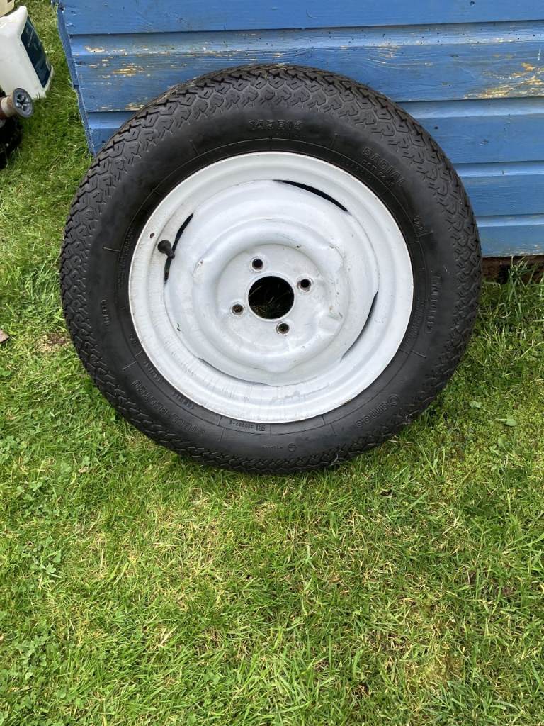 brand new 145/r14 radial tyre to fit morris minor