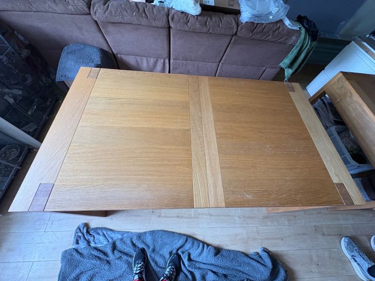 Marks & Spencer Sonoma oak solid dining table