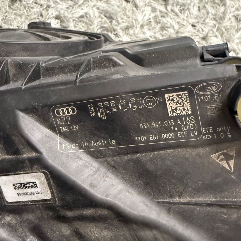 Audi Q3 F3 Sport Technik 2022 Left Side LED Headlight 83A 941 033 A