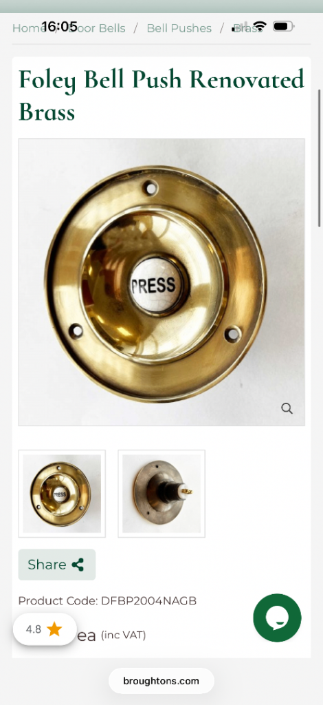 Doorbell push