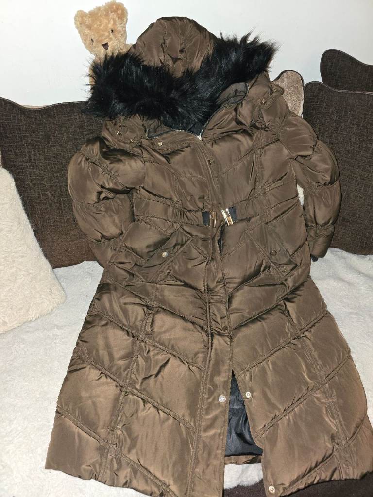 River island coat long length