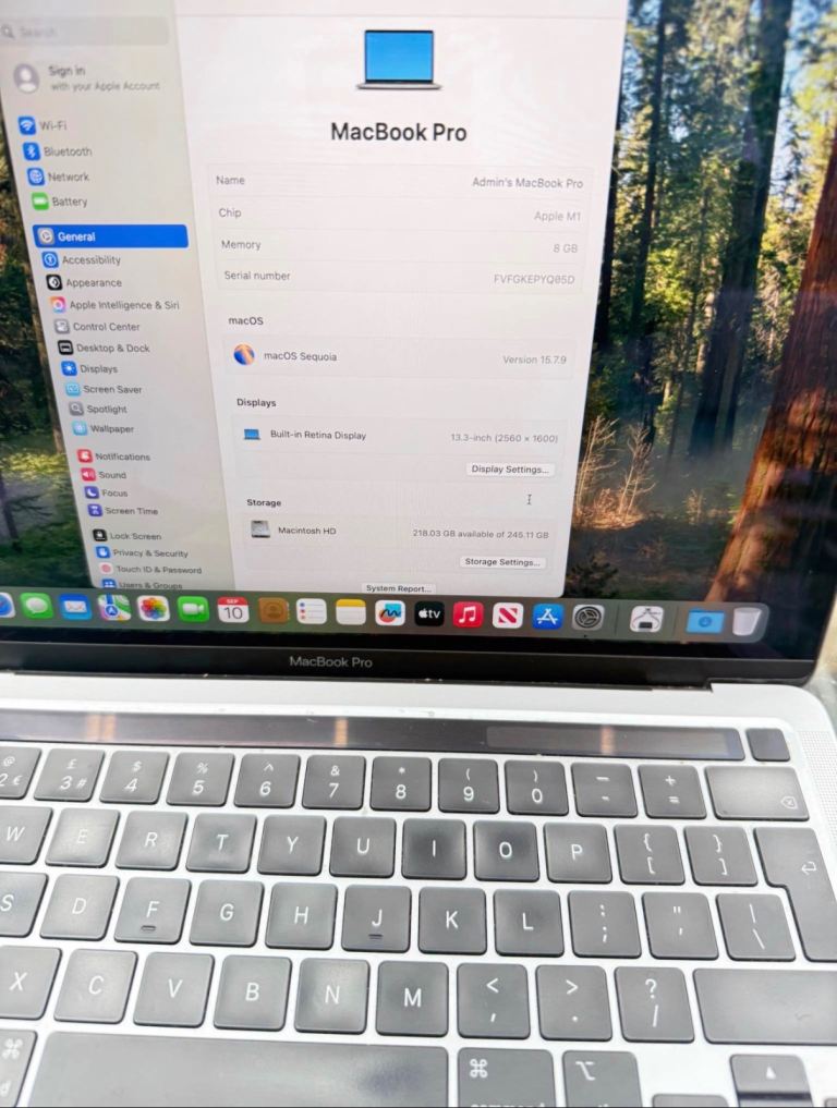 Apple Macbook Pro M1 Chip 8GB 256GB - Good Condition
