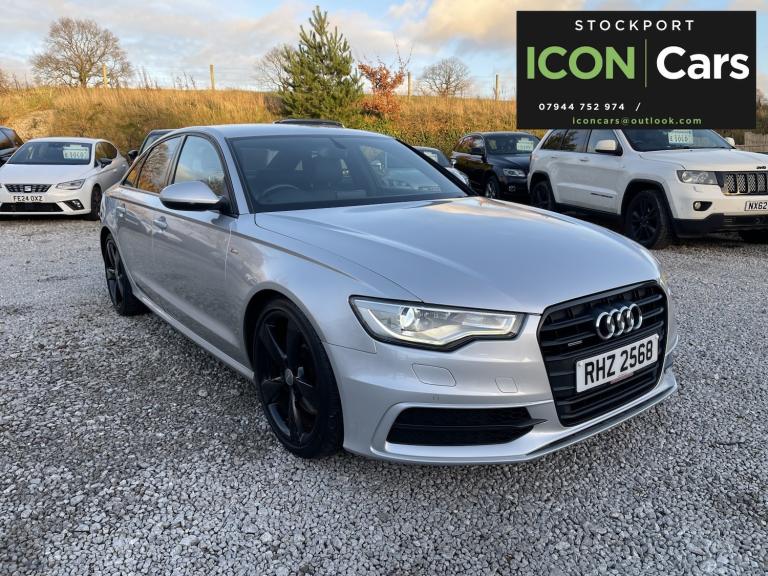 AUDI A6 SALOON 3.0 TDI V6 Black Edition Silver Auto Diesel 2013