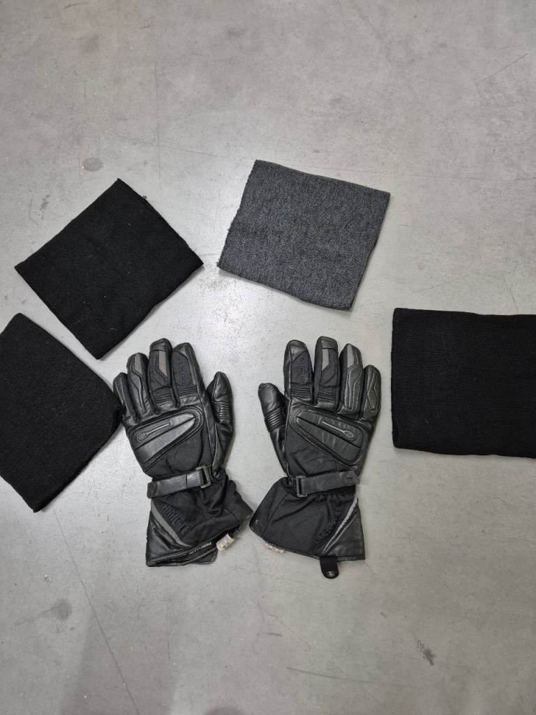 Held Gore-Tex PrimaLoft Motorcycle Gloves & Winter Accessories Bundle – Size 11 / XXL