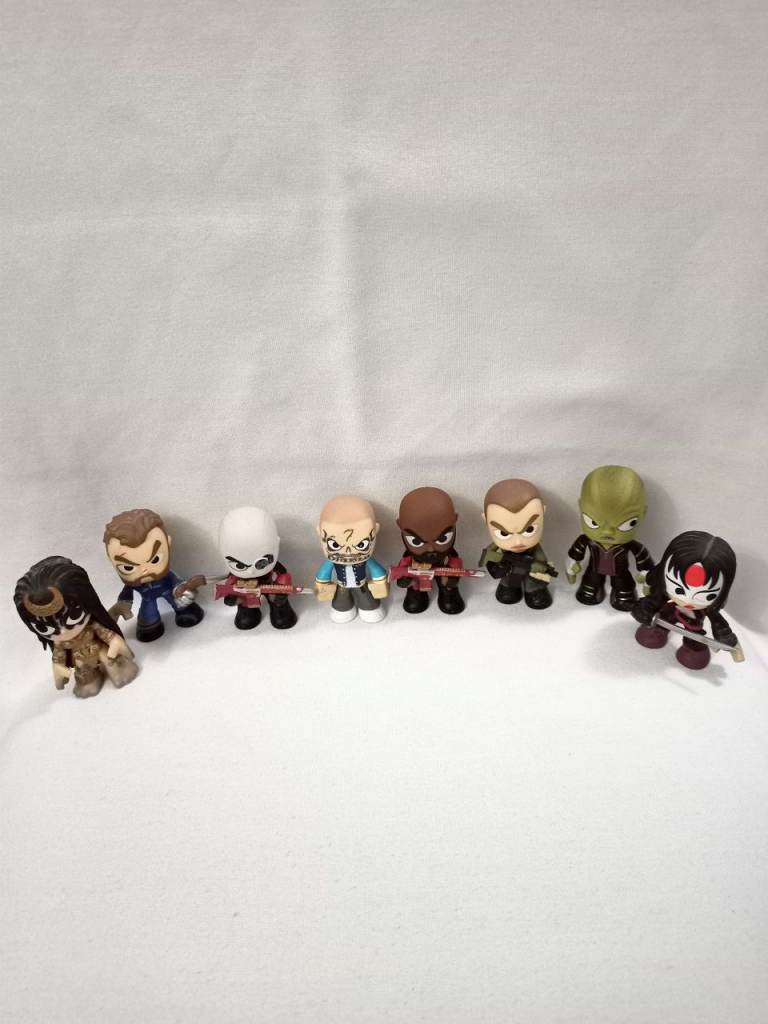 FUNKO MYSTERY MINI DC COMICS SUICIDE SQUAD X8.