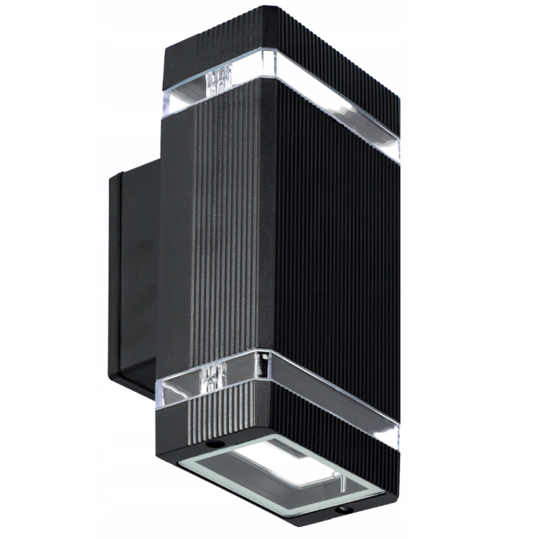 OUTDOOR UP & DOWN WALL LIGHT - BLACK