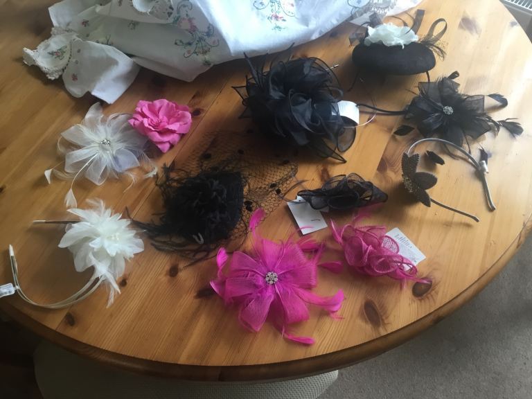 Bundle of Fascinators and Hair Accessories – Various Colours, As Good As New