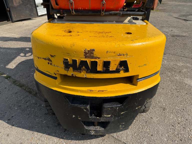 2017 REG HALLA GAS FORKLIFT TRUCK 2.5 TON