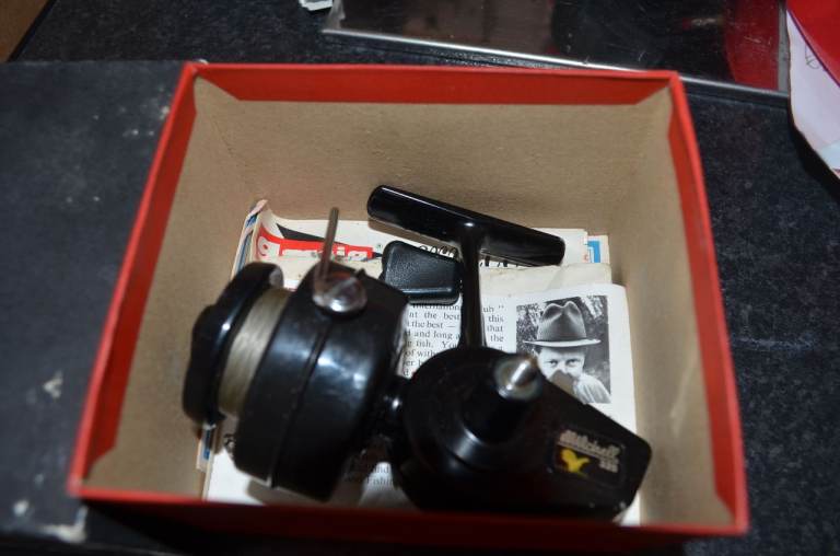 UNUSED Very nice, clean MITCHELL 320 SPINNING REEL - boxed with papers