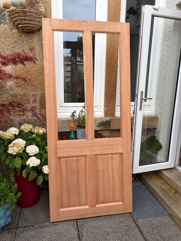 LPD malton Wooden exterior Door unglazed 