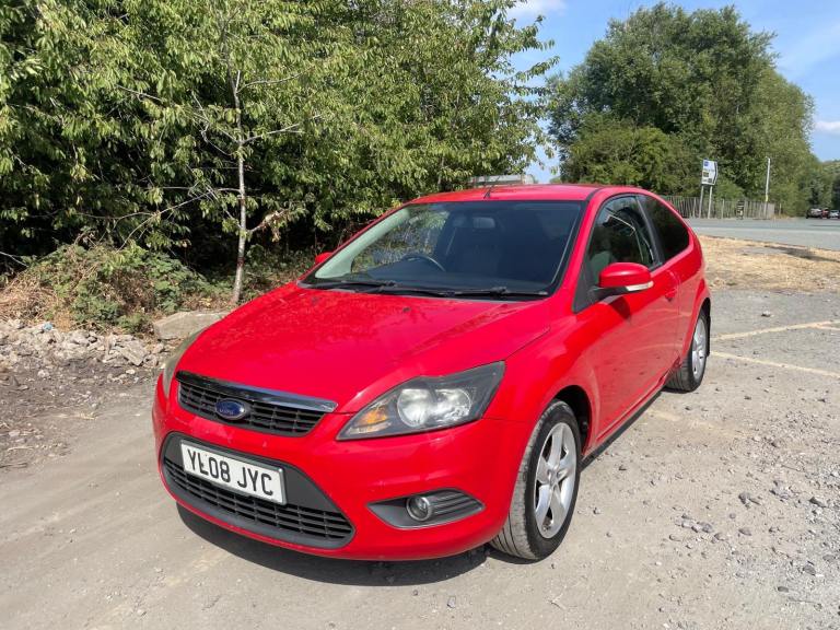 FORD FOCUS 1.6 ZETEC 08 REG RED 3 DOOR MOT JANUARY 17TH 2027 LOW INSURANCE 40+MPG