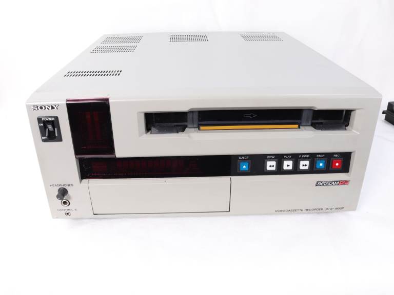 Sony Betacam SP Videocassette Recorder UVW-1800P.