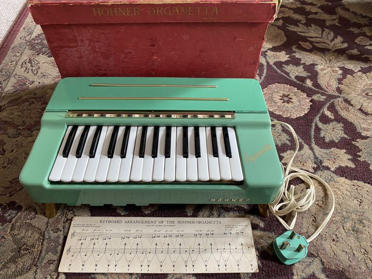 Hohner Organetta 1950’s Electric Organ (Keyboard), Pistachio Green