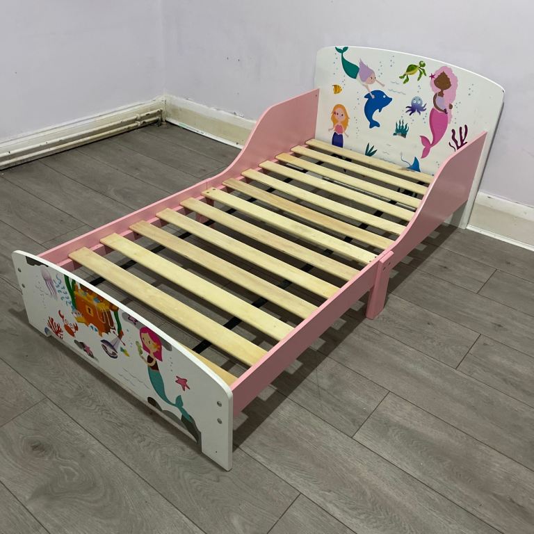 FREE DELIVERY Mermaid Design Children's Kid's Bed in Pink, in good condition.