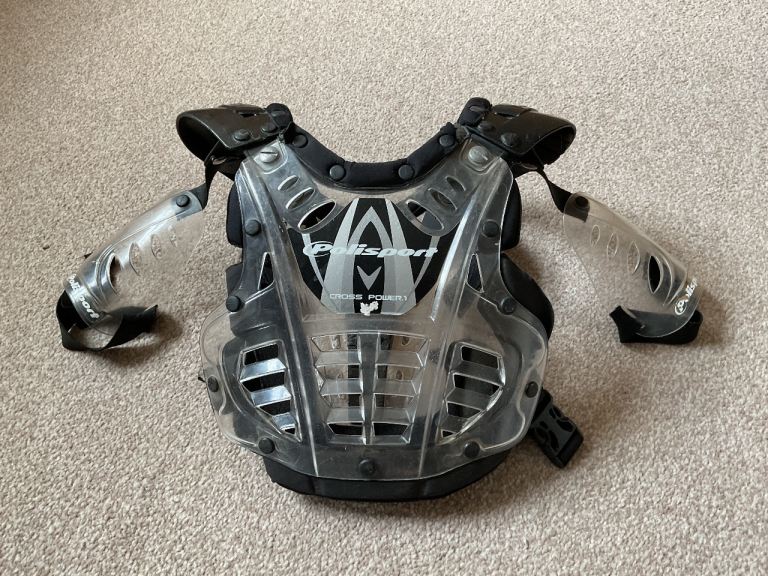 Polisport Kids Motocross Body Armour Approx Age 3 - 8 MX Youth Chest Protector BMX QUAD PW50 YAMAHA