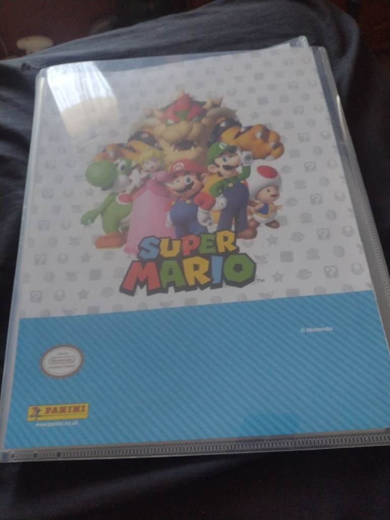 Panini album +130 super mario official trading cards