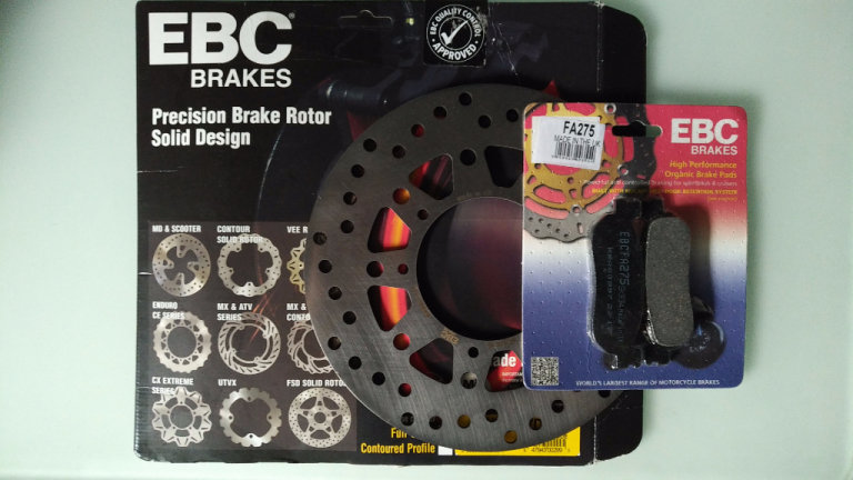 NEW YAMAHA EBC Front Disc Brake Disc MD6067D ***BRAKE PADS NOT INCLUDED***
