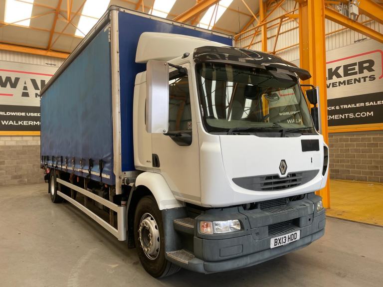 RENAULT MIDLUM ALLIANCE 18 TONNE EURO 5, 4X2 CURTAINSIDER - 2013 - BX13 HDD