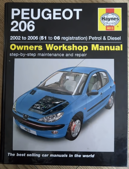 Peugeot 206 Haynes manual 