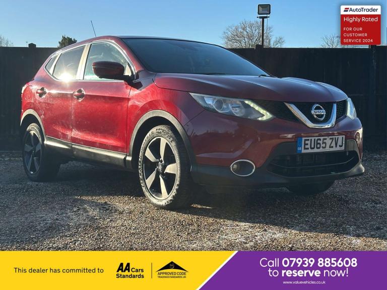 2015 Nissan Qashqai 1.2 Qashqai N-Tec DiG-T CVT 5dr SUV Petrol Automatic