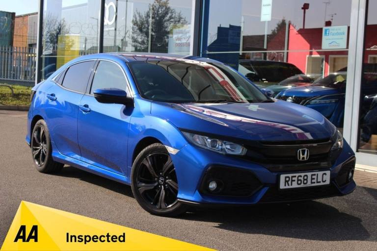 2018 68 HONDA CIVIC 1.0 VTEC TURBO SR HATCHBACK 5DR PETROL MANUAL EURO 6 (S/S) (
