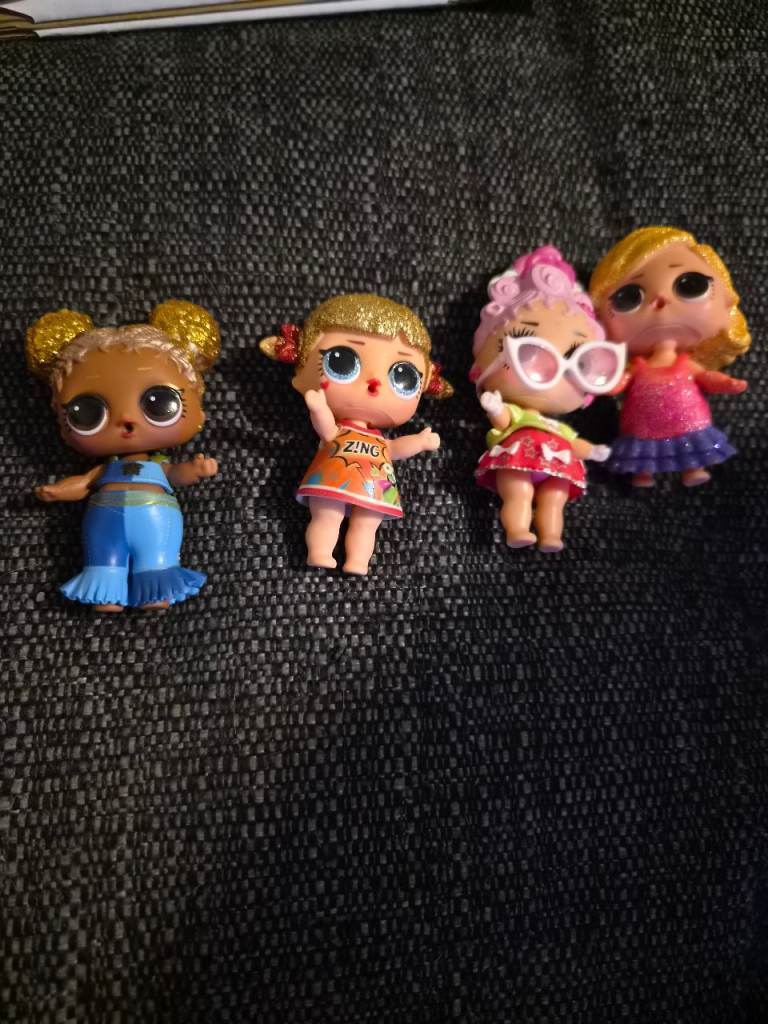L.O.L. Surprise! Dolls - Set of 4, Good Condition