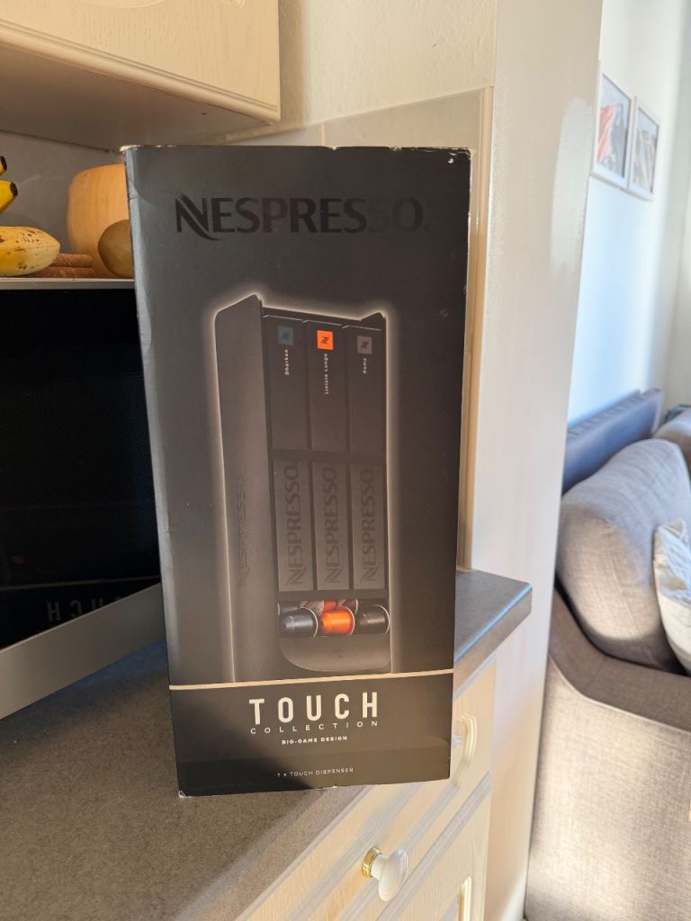 Nespresso 'Touch' Capsule Dispenser in Black - Brand New
