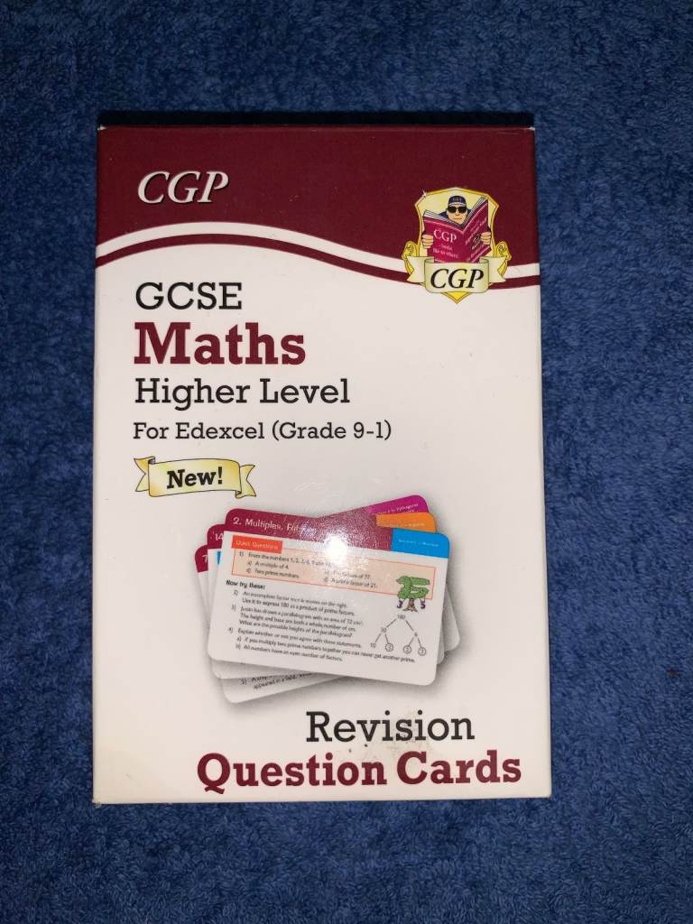 GCSE Maths Edexcel Higher Level Revision Question Cards IP1