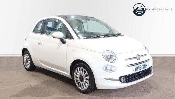 2018 Fiat 500 1.2 Lounge Euro 6 (s/s) 3dr Hatchback Petrol Manual