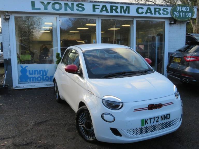 2022 Fiat 500 87kW Red 42kWh 3dr Auto HATCHBACK ELECTRIC Automatic