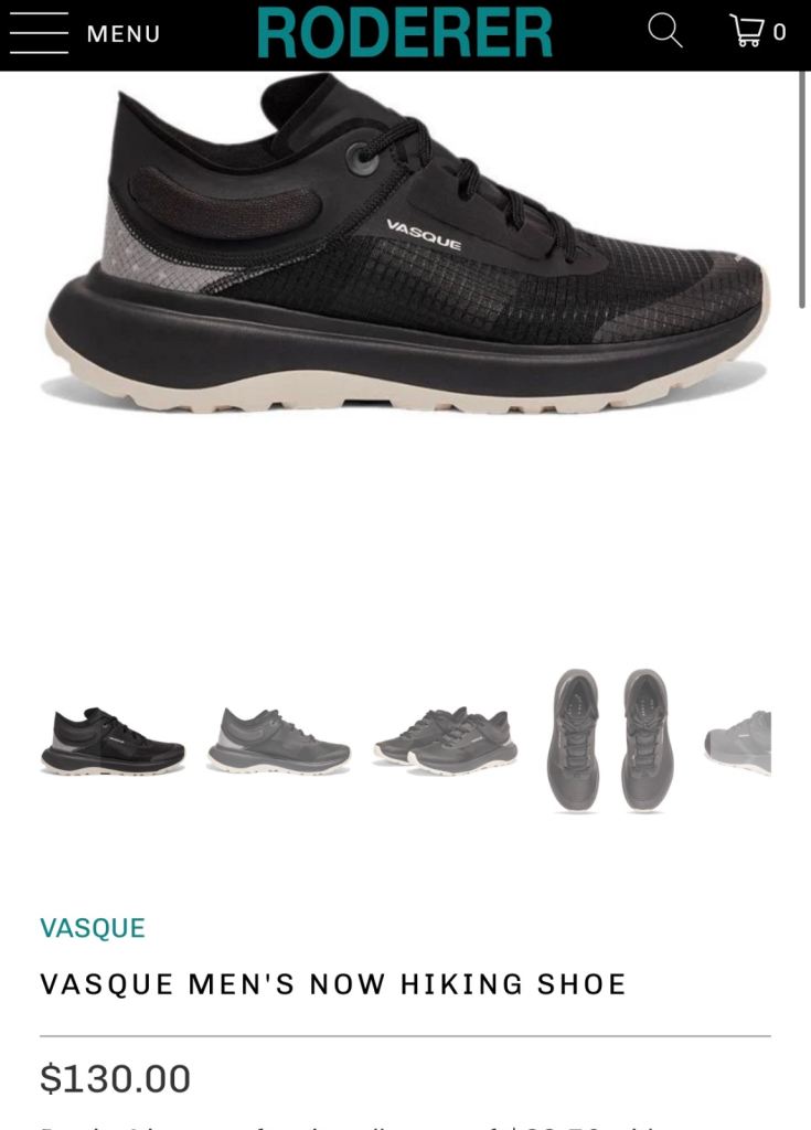 Men’s vasque trainers 