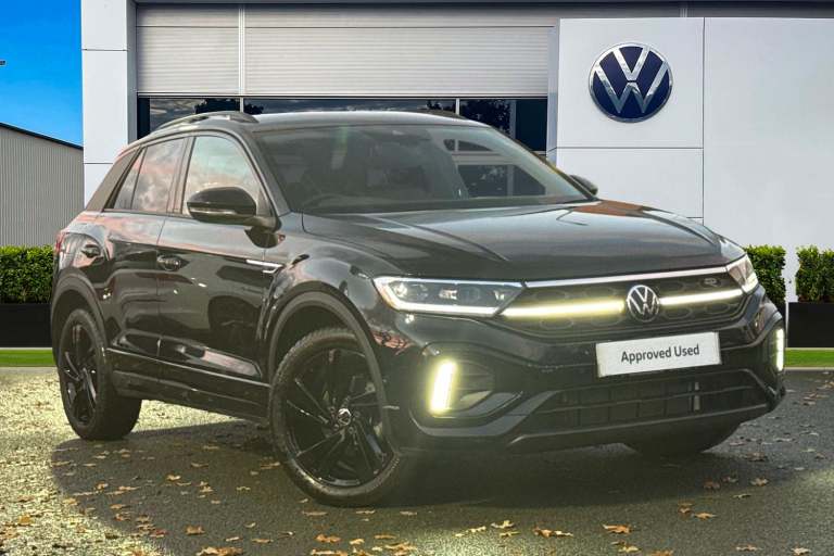 2025 Volkswagen T-Roc 1.5 TSI Black Edition 5dr DSG | Sat Nav | Matrix Automatic  Lights SUV PETR...
