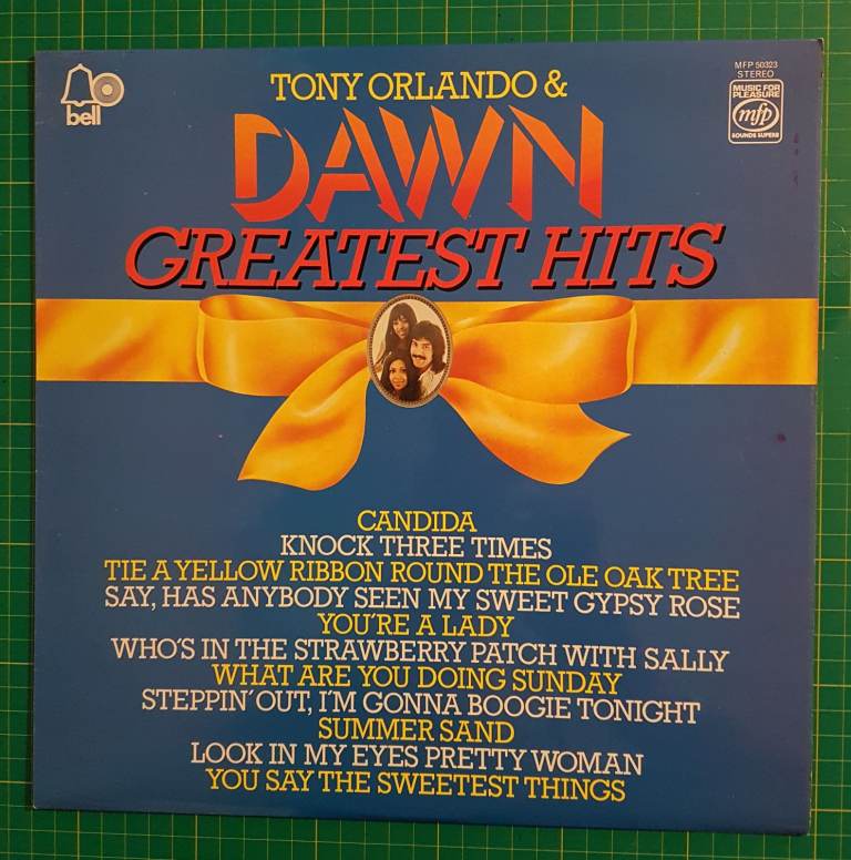 TONY ORLANDO & DAWN "GREATEST HITS" VINYL"