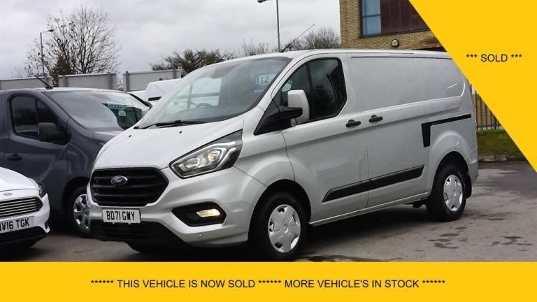 2022 Ford Transit Custom 280 TREND L1 SWB IN SILVER WITH SAT NAV,AIR CONDITIONING,PARKING SENSORS...