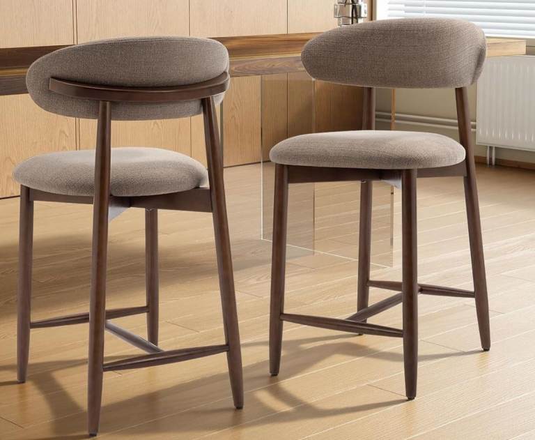 Colamy Skandi style bar stools set of 4