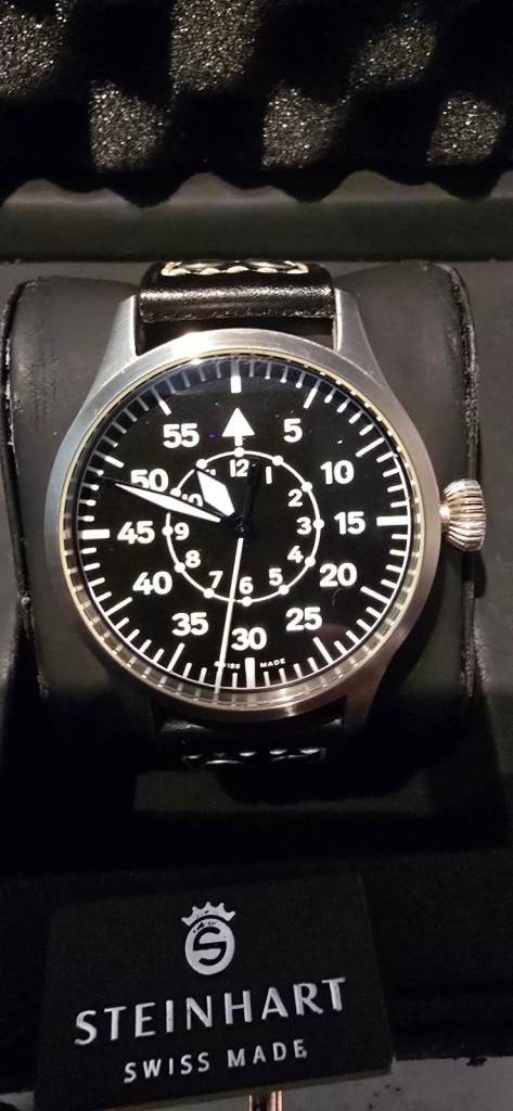 image for MENS LIMITED EDITION STEINHART AUTOMATIC PILOT WATCH