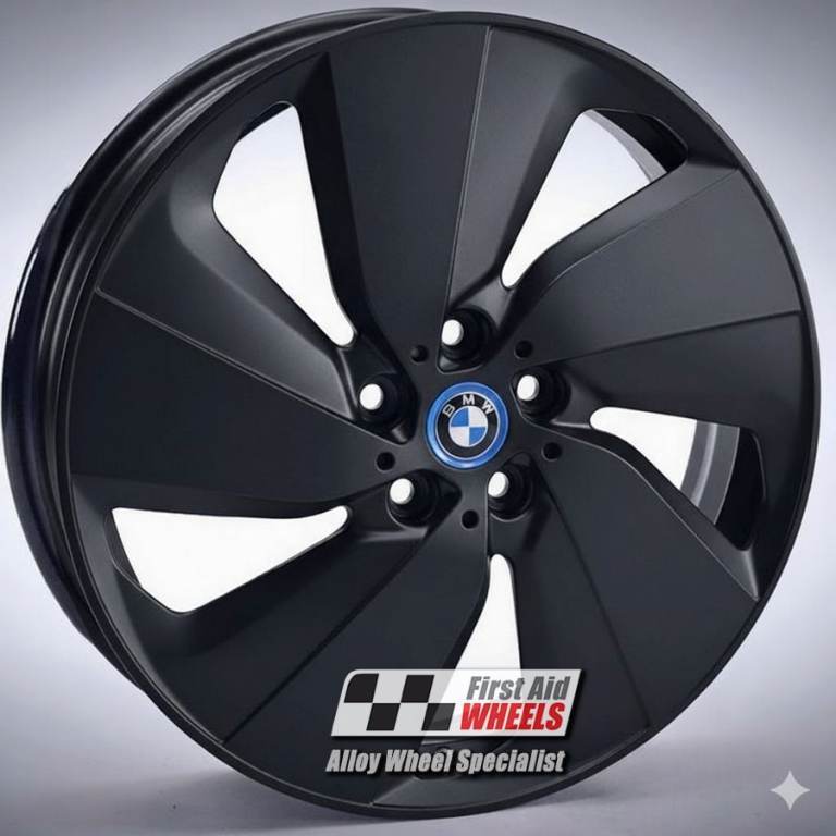 R635BS Swap BMW i3 4x19'' GENUINE STYLE 429 SATIN BLACK ALLOY WHEELS