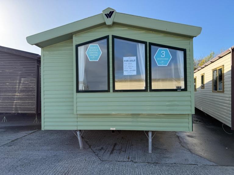 3 Bed Static Caravan Double Glazed & Central Heated - Offsite Sale for Own Land