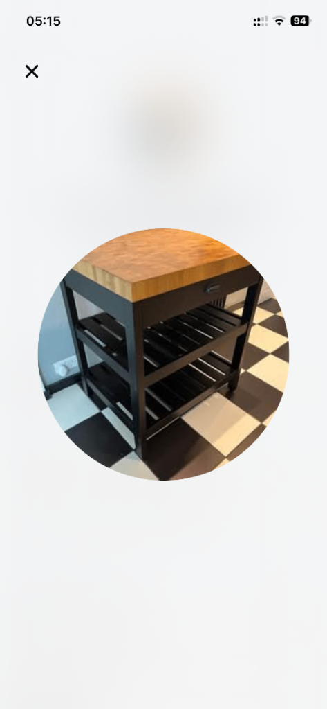 IKEA kitchen butchers block unit 