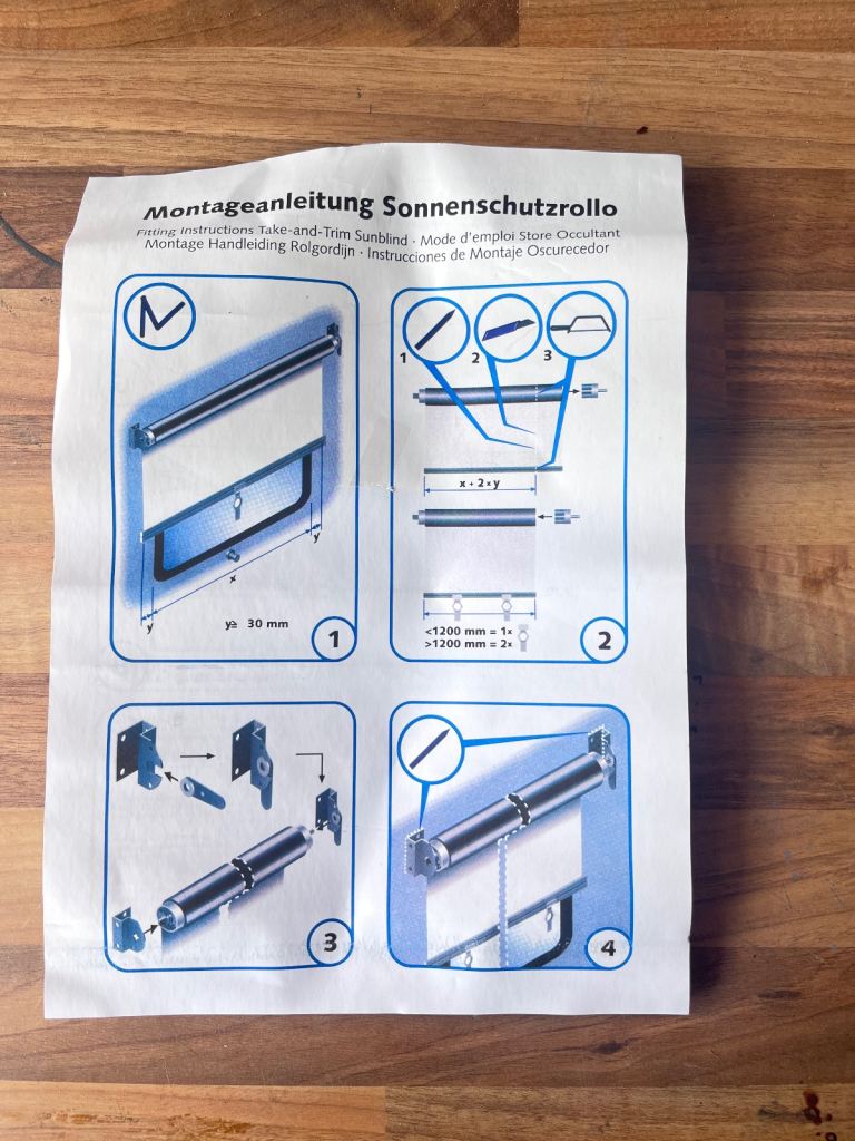 Camper Conversion Roof / Window Blind 