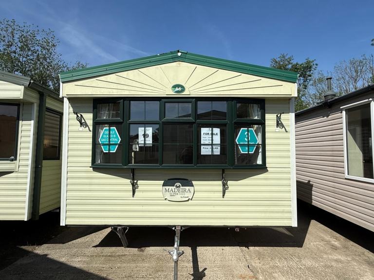 3 Bed 38x12 Offsite Static Caravan - DG, CH, Freestanding Furniture, New Carpet