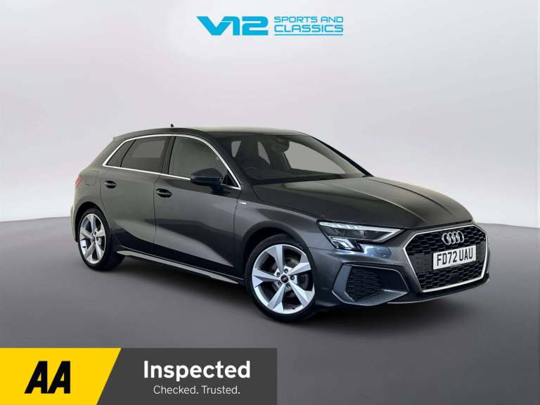 2022 Audi A3 1.5 TFSI 35 S line Sportback 5dr Petrol Manual Euro 6 (s/s) (150 ps) Hatchback Petro...