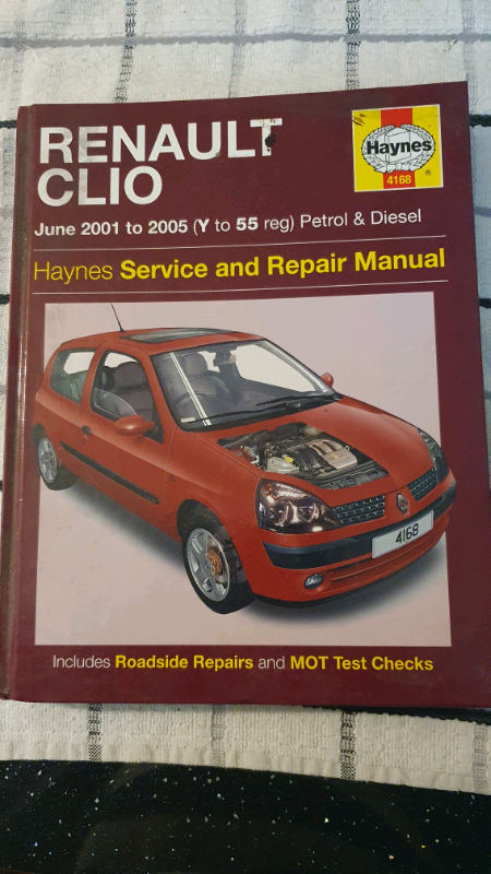 Haynes Renault clio 2001 to 2005 y to 55 reg