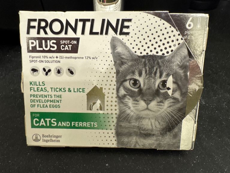 Frontline Flea treatment + Kitten Chicken Pate