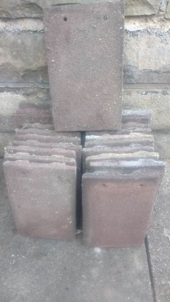 Marley Sandfaced Clay Plain Roof Wall Brown Roofing Tiles 