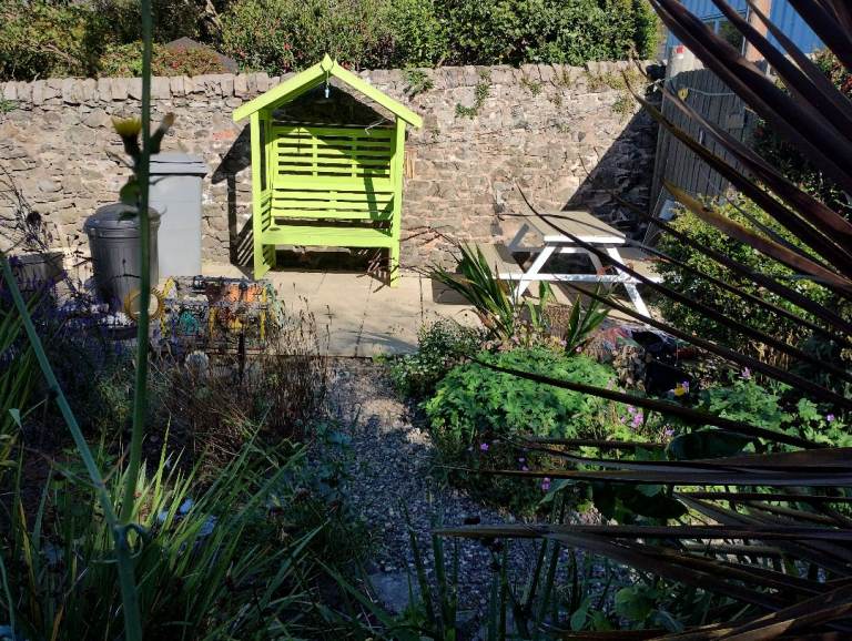 image for Garden ARBOUR + PICNIC BENCH - reduced