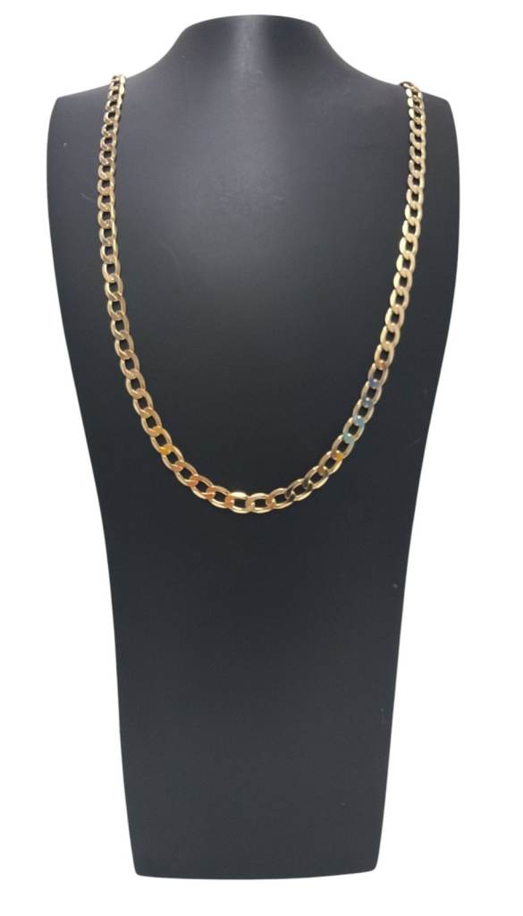 9ct Gold Curb Chain 20"